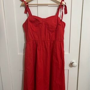 Red Tie Dress